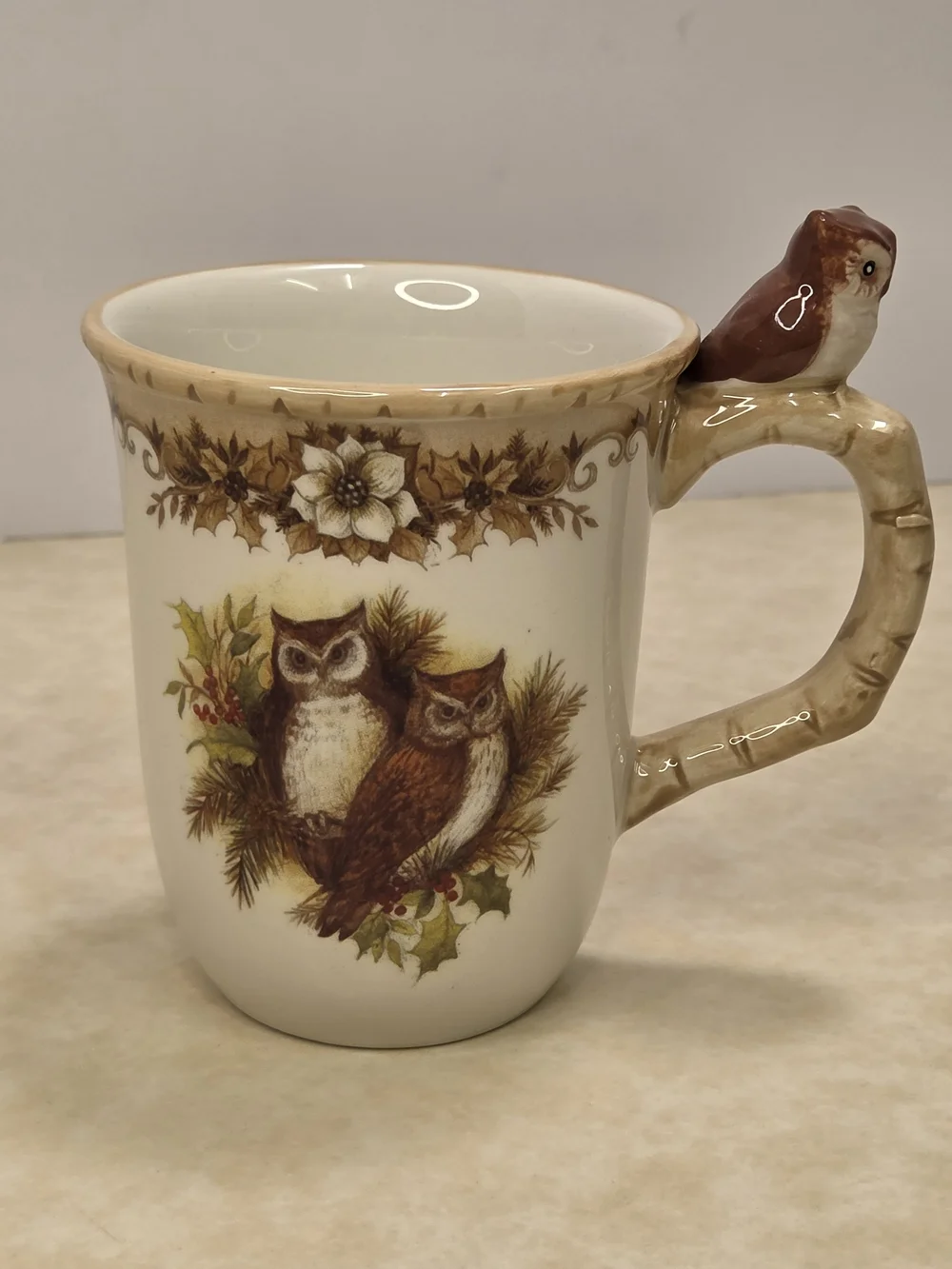 Cracker Barrel Old Country Store Ceramic Owl Mug